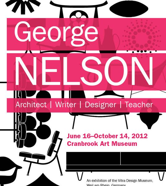 George Nelson exhibition poster