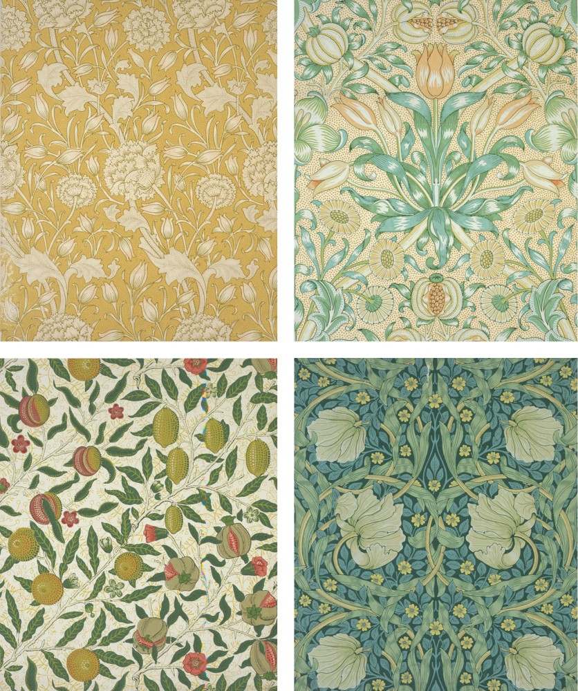 William Morris A Collection Of Seventy Two Wallpaper Samples Cranbrook Art Museum