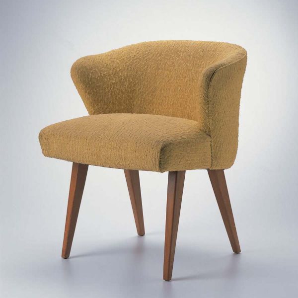 light brown chair, Florence Knoll