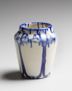 blue and white vase