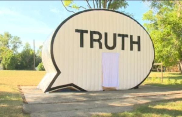 screenshot of truth booth in flint, mi