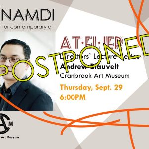 N’Namdi Atelier presents: The Directors’ Lecture Series with Andrew Blauvelt