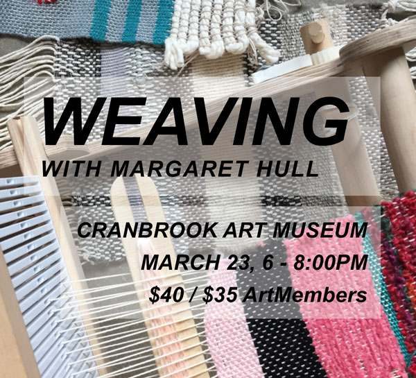 Weaving digital event poster