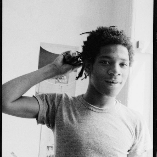 Basquiat in his apartment, 1981