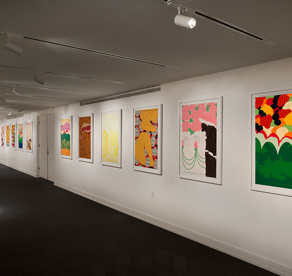 Stephen Frykholm summer prints along gallery wall