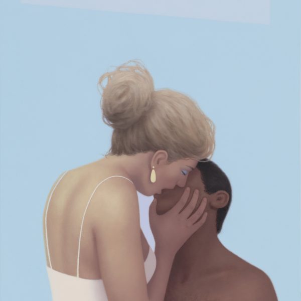 Ridley Howard print of lovers kissing