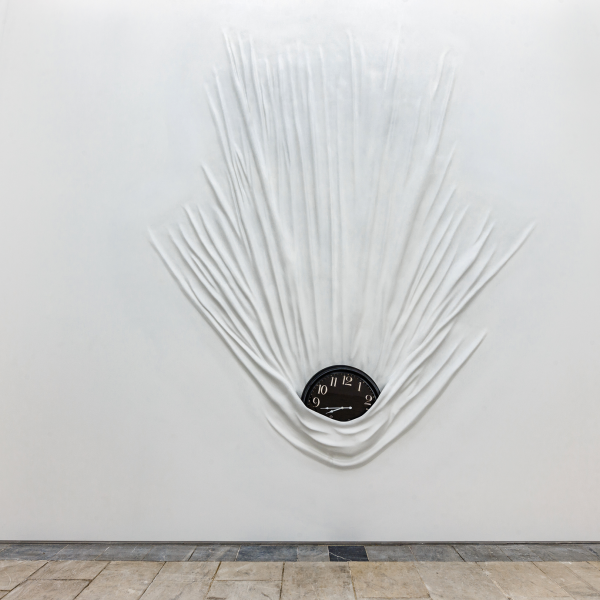 Daniel Arsham Falling Clock sculpture