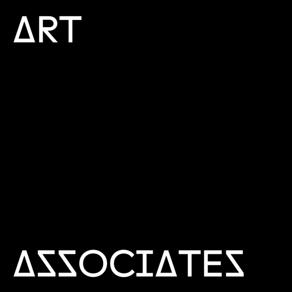 Art Associates white font with black background
