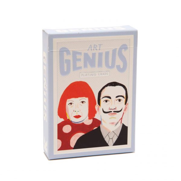 Pack of Cards "Art Genius" with illustrated portraits of artists on front