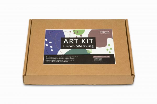 Thin cardboard box with "Art Kit" label.